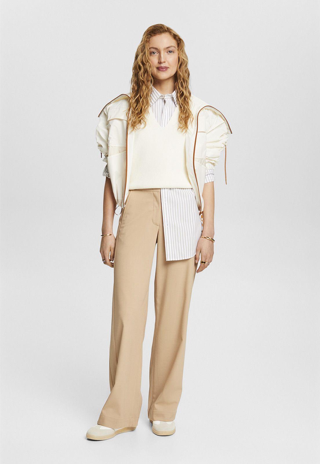 Pantalón De Pierna Ancha Mujer Esprit 014EE1B308-0