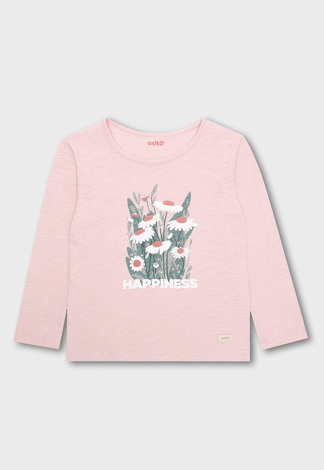 Polera Manga Larga Niña Osito POAV558VI-0