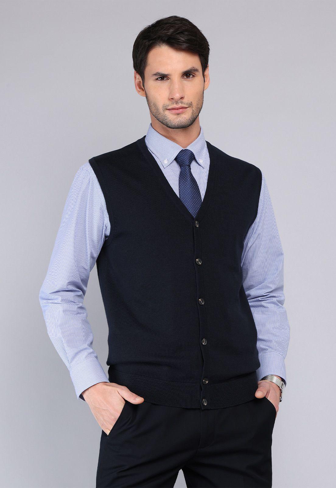 Cárdigan Sin Mangas Arrow SW32035NB-0