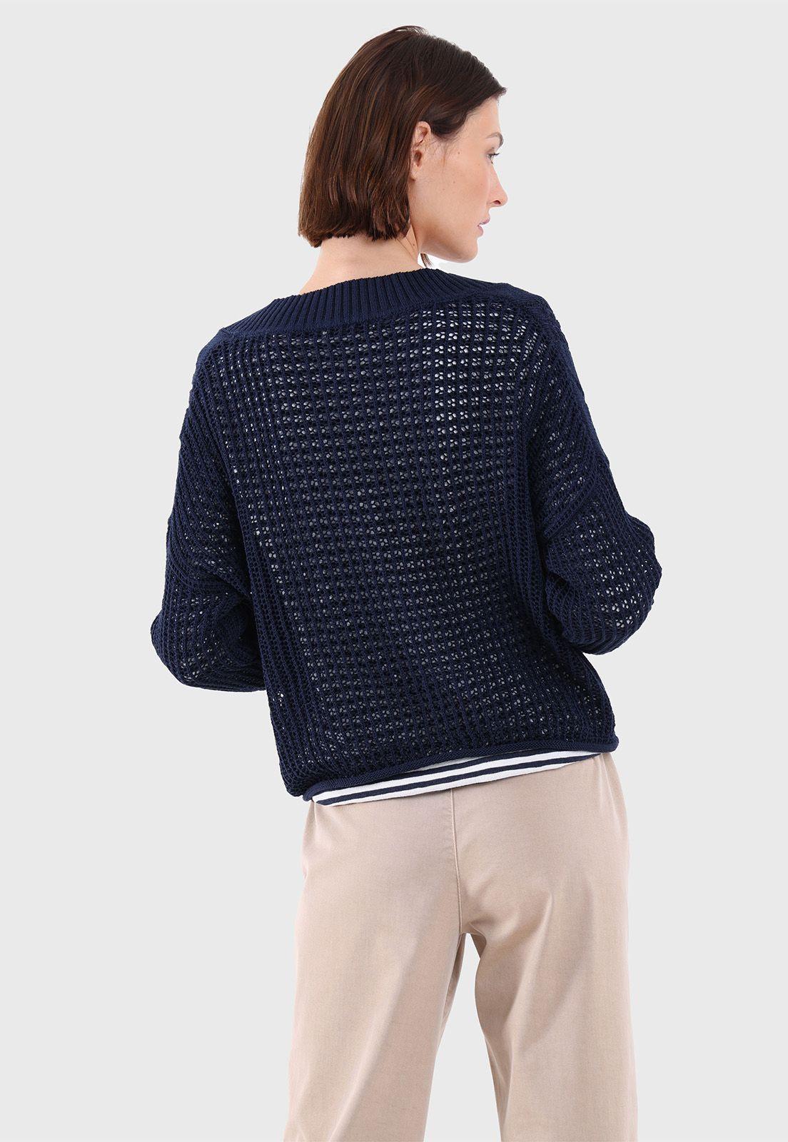 Sweater De Punto Con Escote V Mujer Esprit-2
