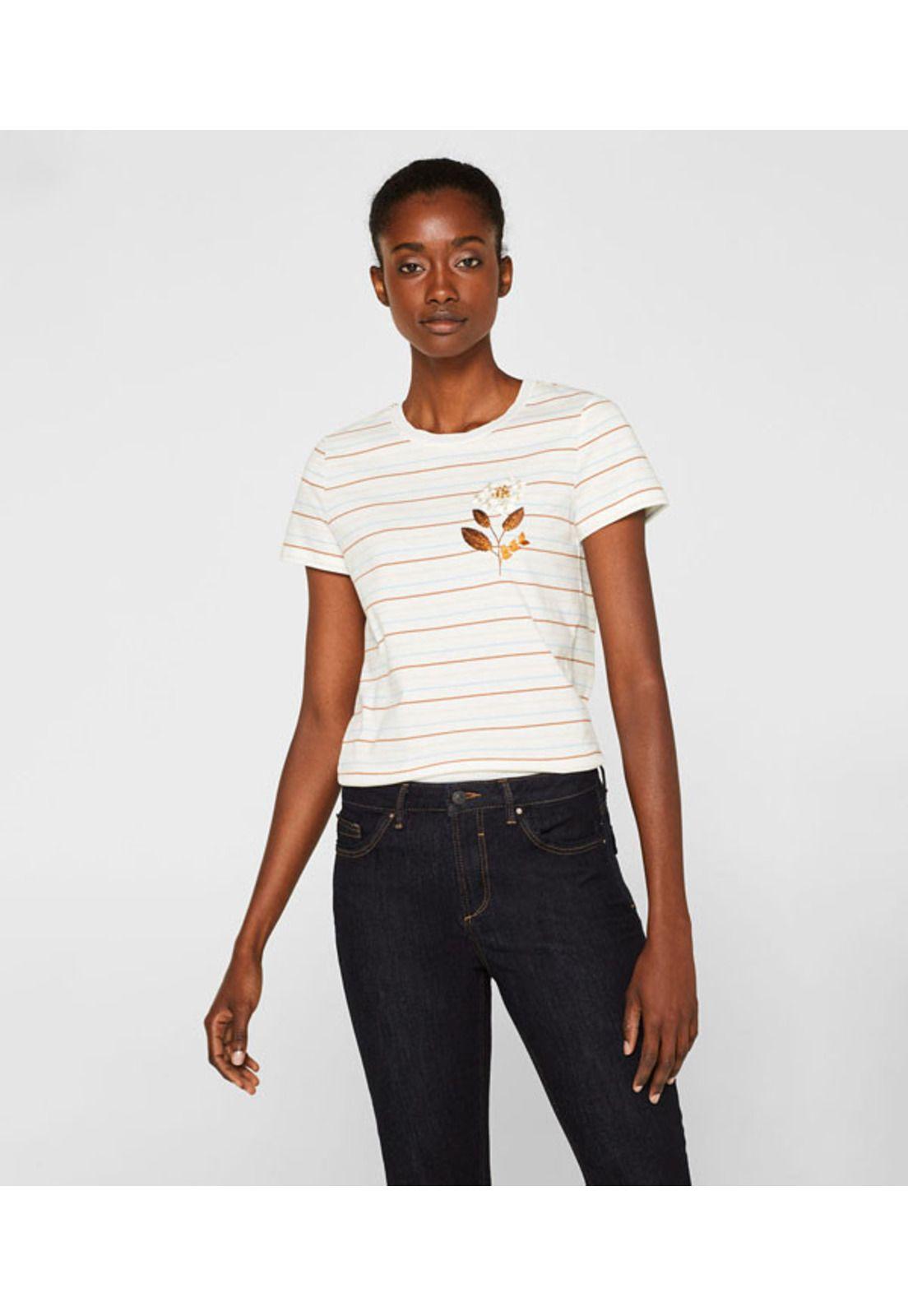 Polera a rayas con aplicación-4