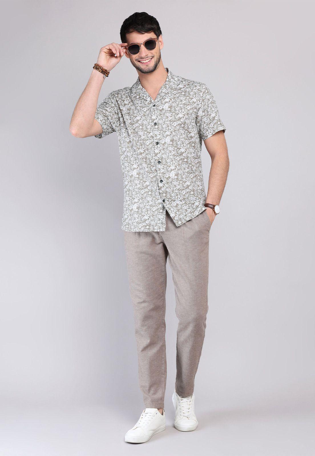 Camisa Casual Print Arrow CM32036OL-3