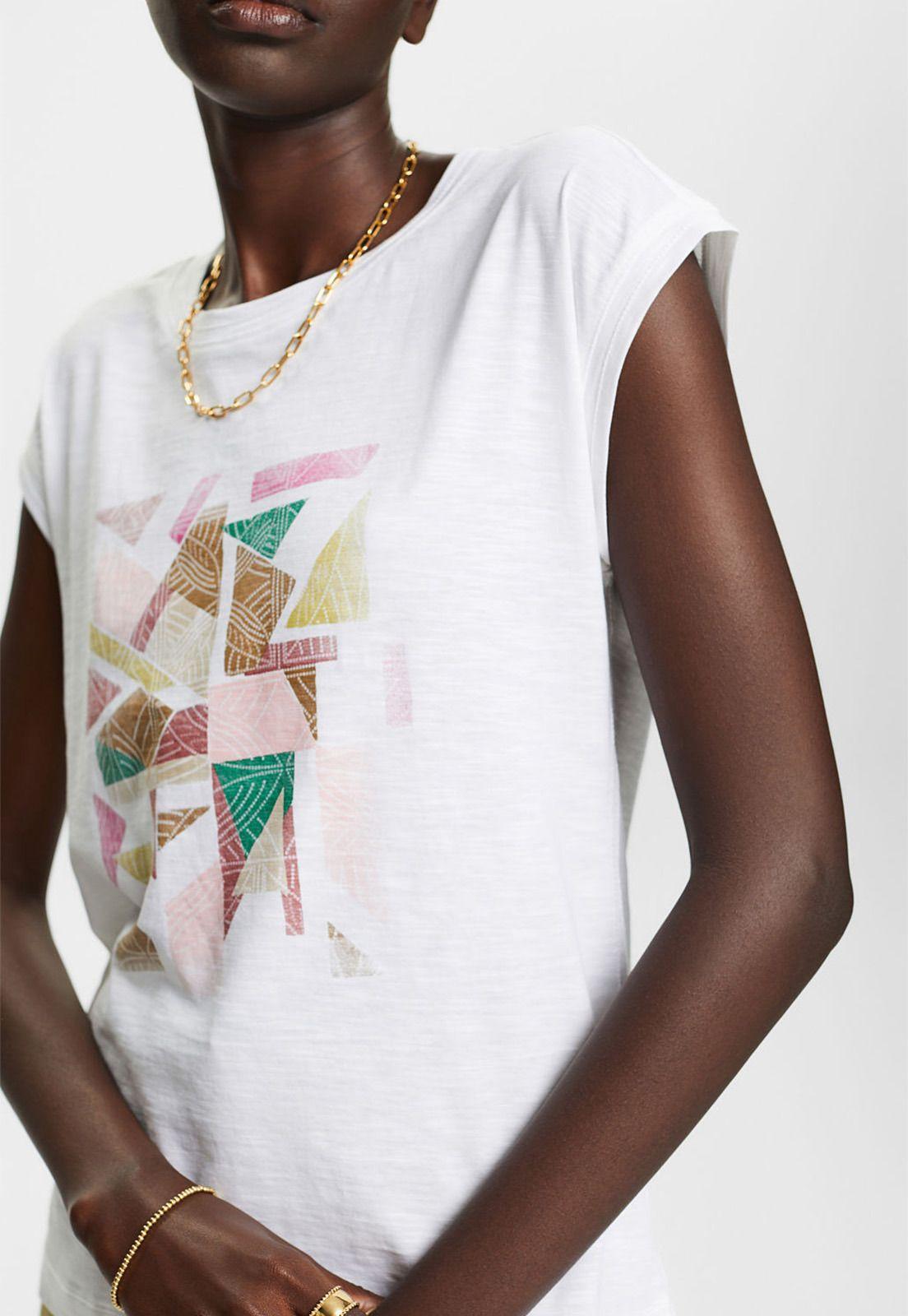 Polera Con Estampado Mujer Esprit-3