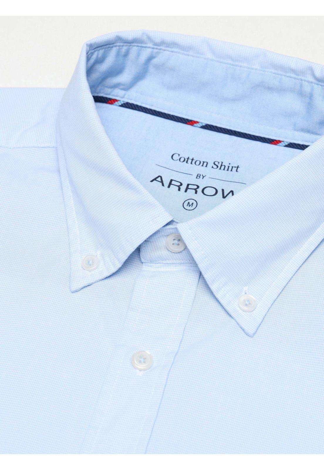 Camisa Fantasía Regular Fit Celeste Arrow CM34007CE-3