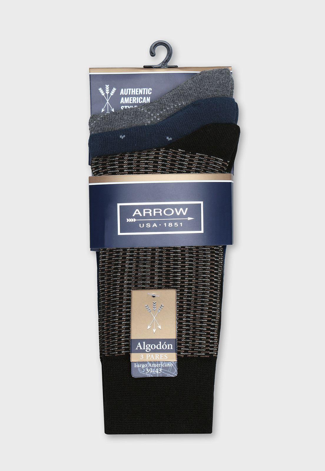 Calcetines Pack 3 Unidades Algodón Arrow CP32526SU-5
