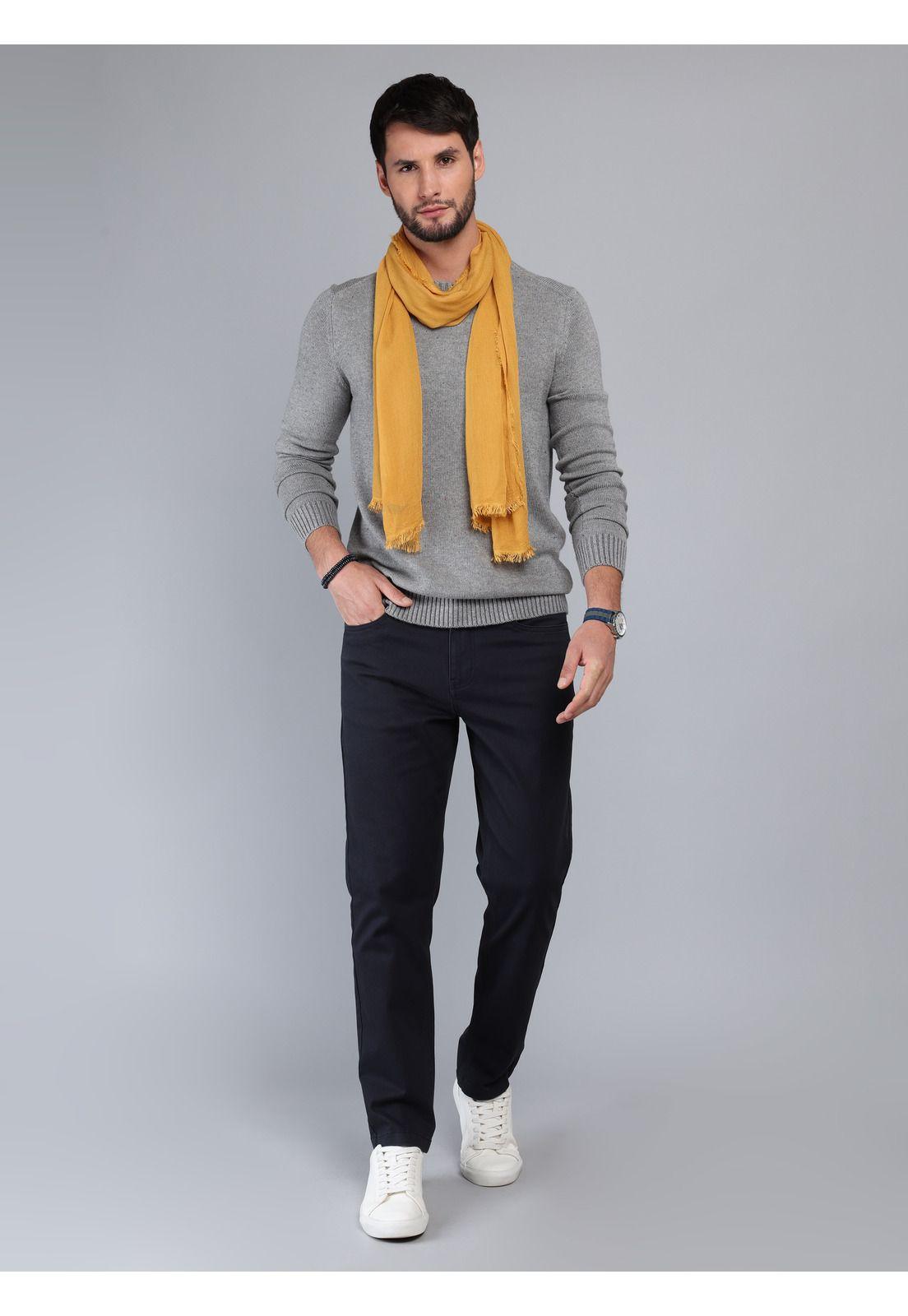 Sweater Cuello Redondo Regular fit Gris Arrow SW33087GR-3