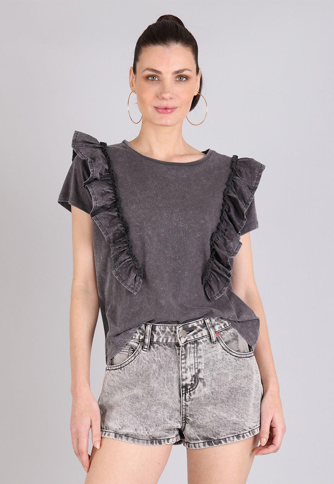 Polera Manga Corta Mujer Soviet SPOM603CB-0