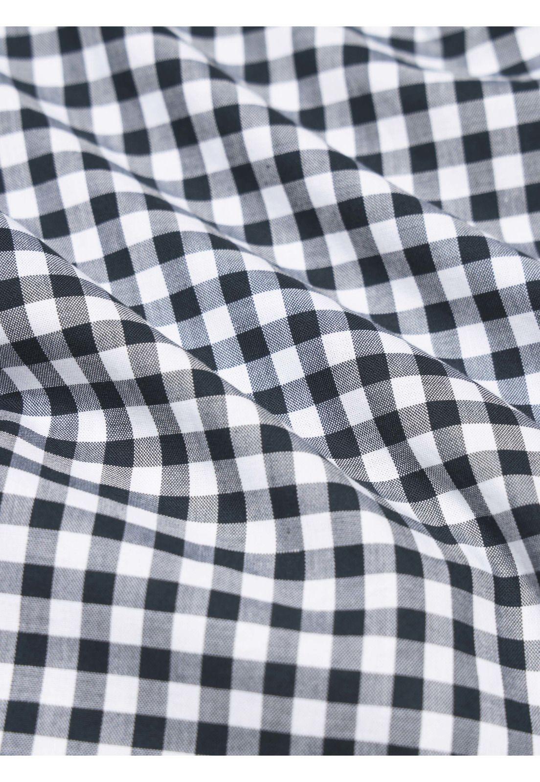 Camisa A Cuadros Regular Fit Azul Marino Piero Butti PBDVF23NB-5