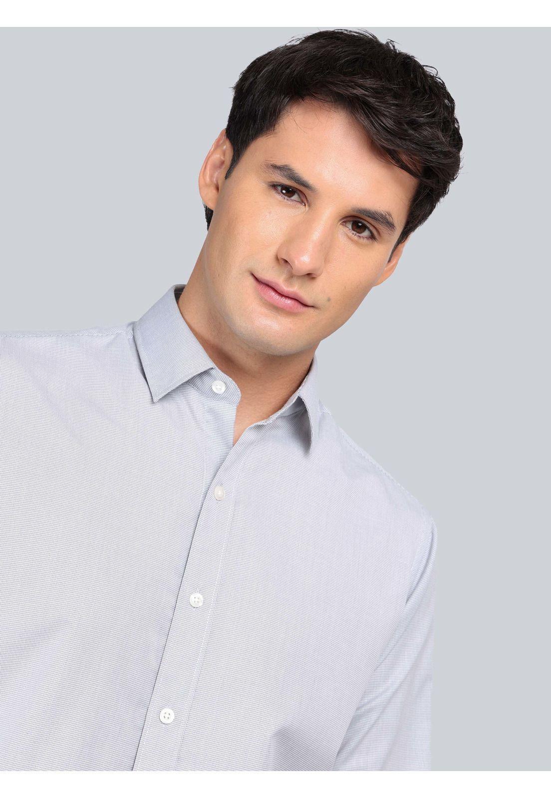 Camisa Fantasía Regular Fit Gris Arrow CM33072GR-2