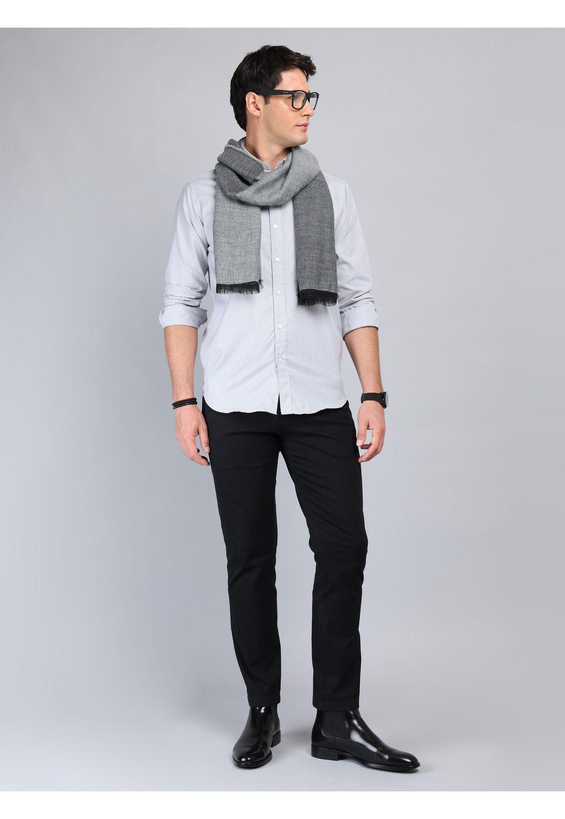 Camisa Fantasía Regular Fit Gris Arrow CM33072GR-3