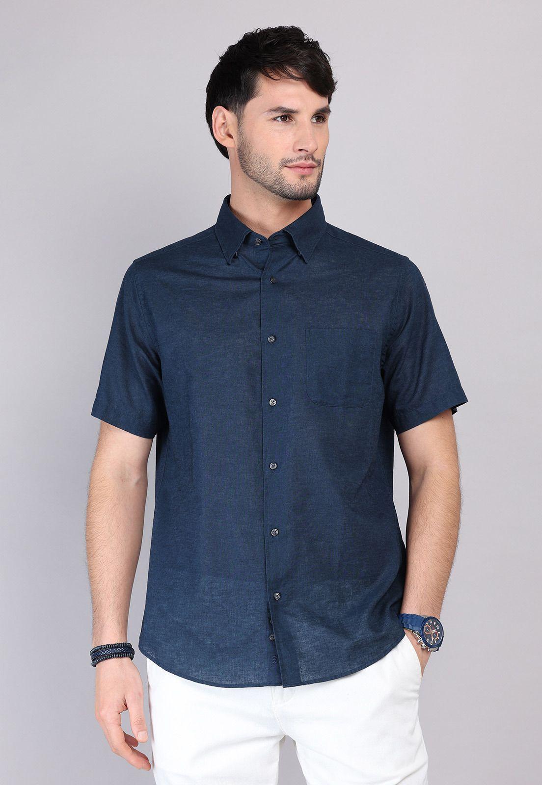Camisa Lino Algodón Arrow-0