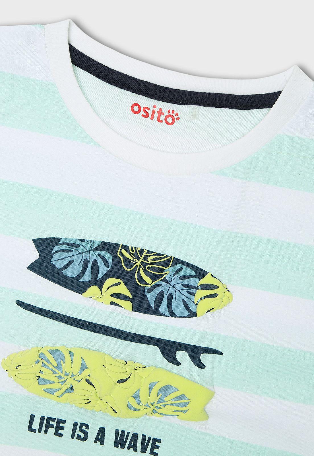 Polera Manga Corta Niño Osito POOV538MN-2