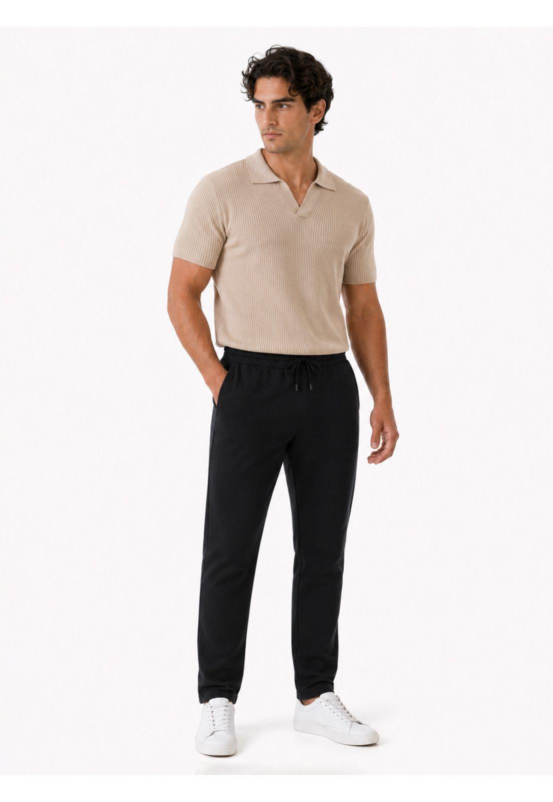 Pantalón Spandex Regular Fit Negro Arrow PA34020NE-3