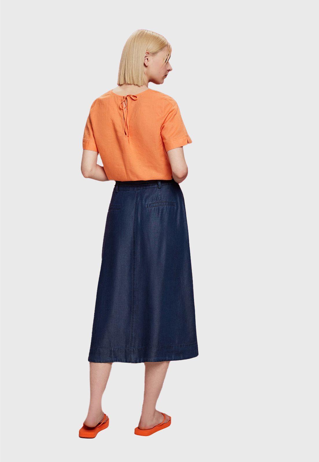 Falda De Mezclilla Mujer Esprit-1