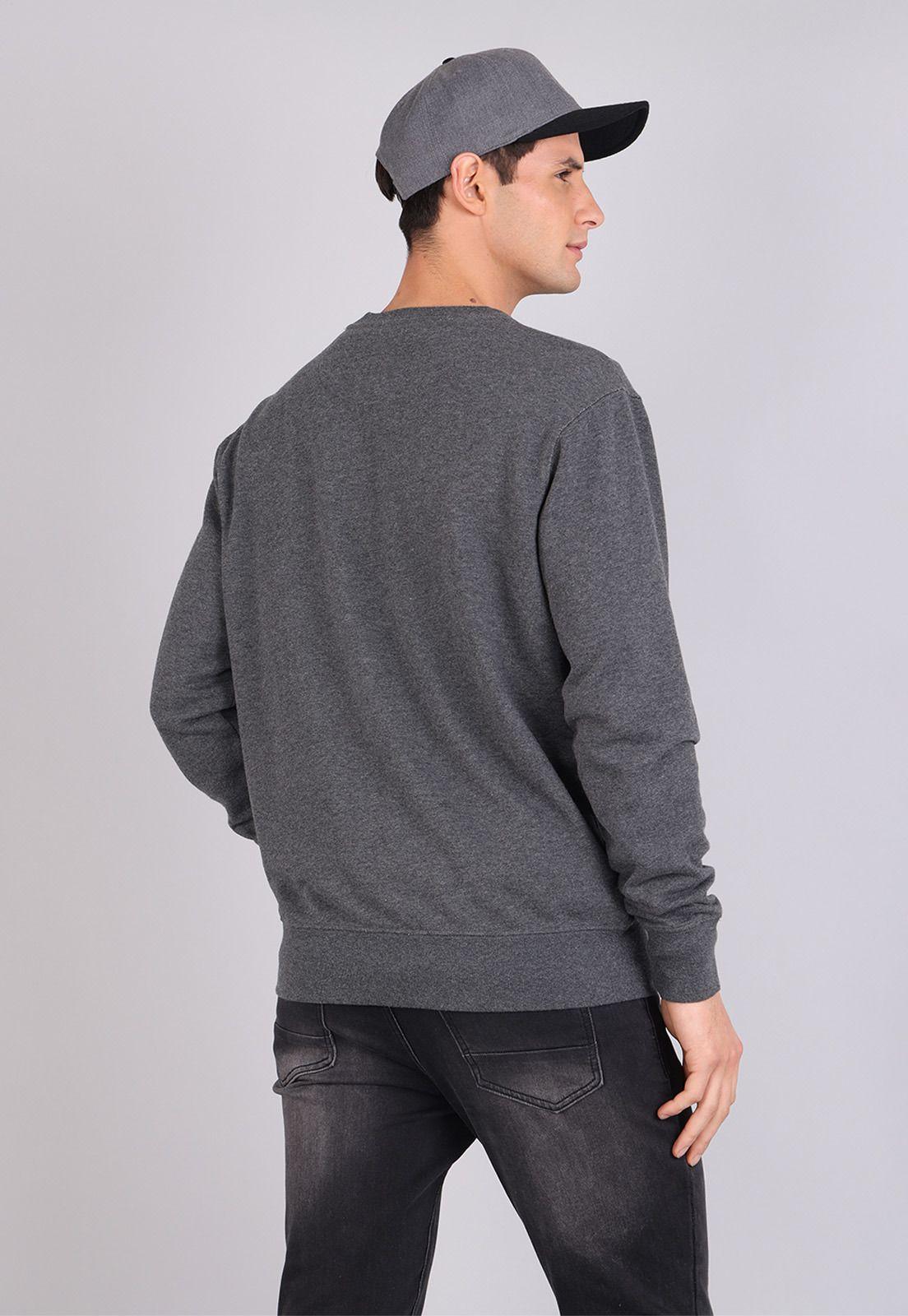 Poleron Cuello Redondo Hombre Soviet SPLH671GR-1