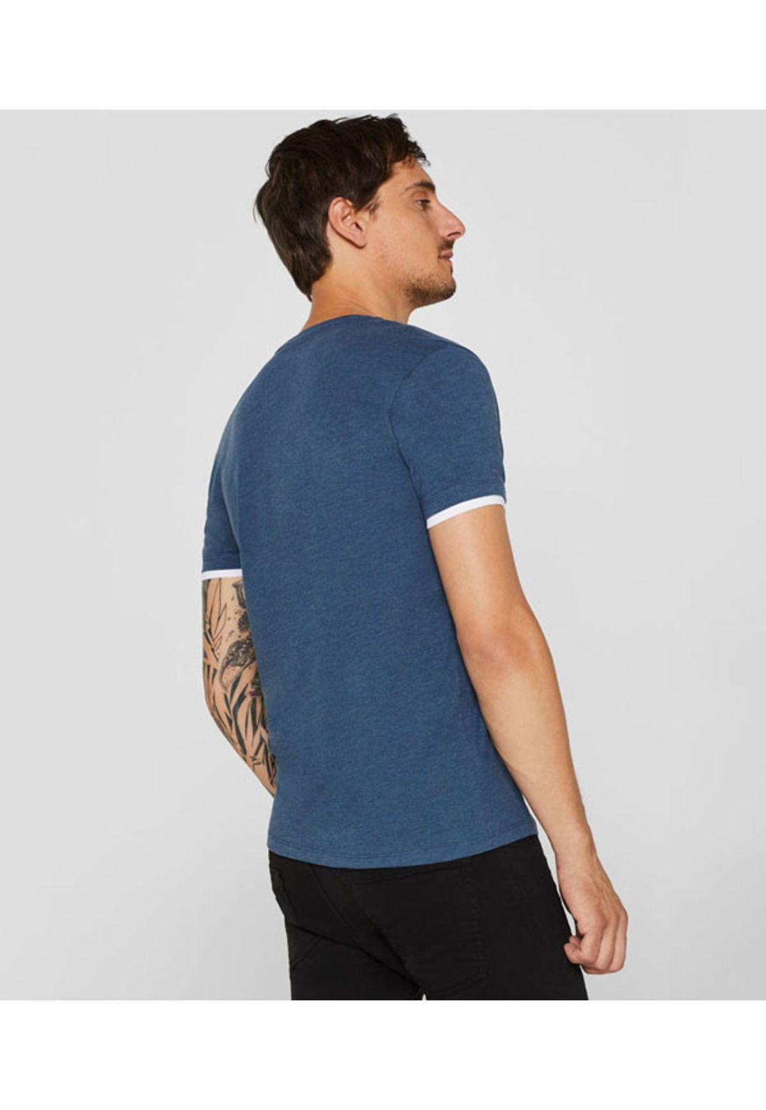 Polera de jersey con efecto de capas-2