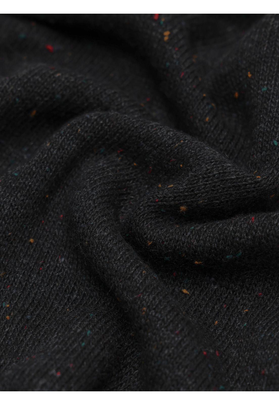 Sweater Cuello Redondo Regular Fit Negro Arrow SW33090NE-4