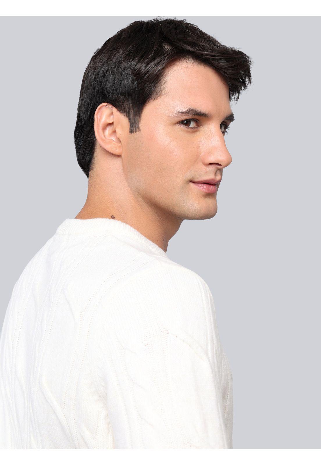 Sweater Texturado Regular Fit Beige Soviet SCII106BE-4