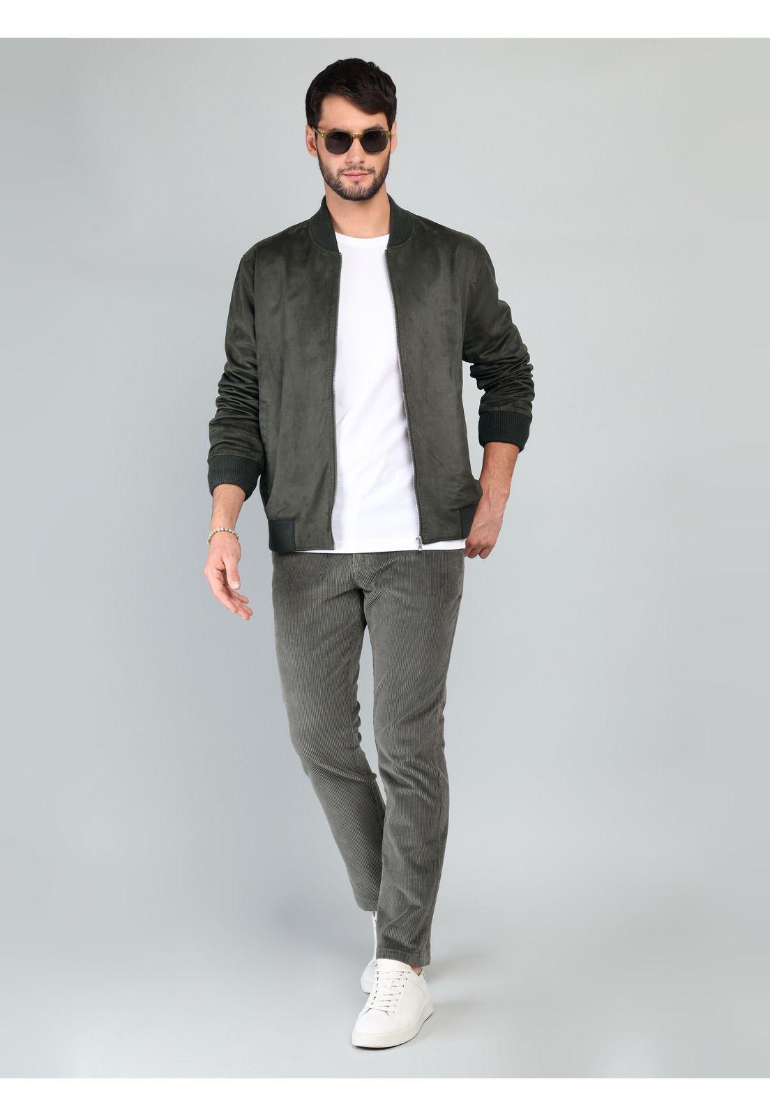 Chaqueta Bomber Regular Fit Oliva Arrow CA33043OL-3