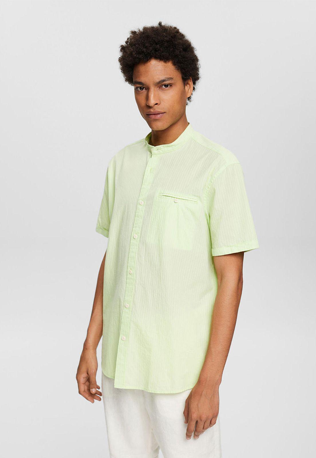 Camisa Con Cuello Mao Esprit 062EE2F301-0