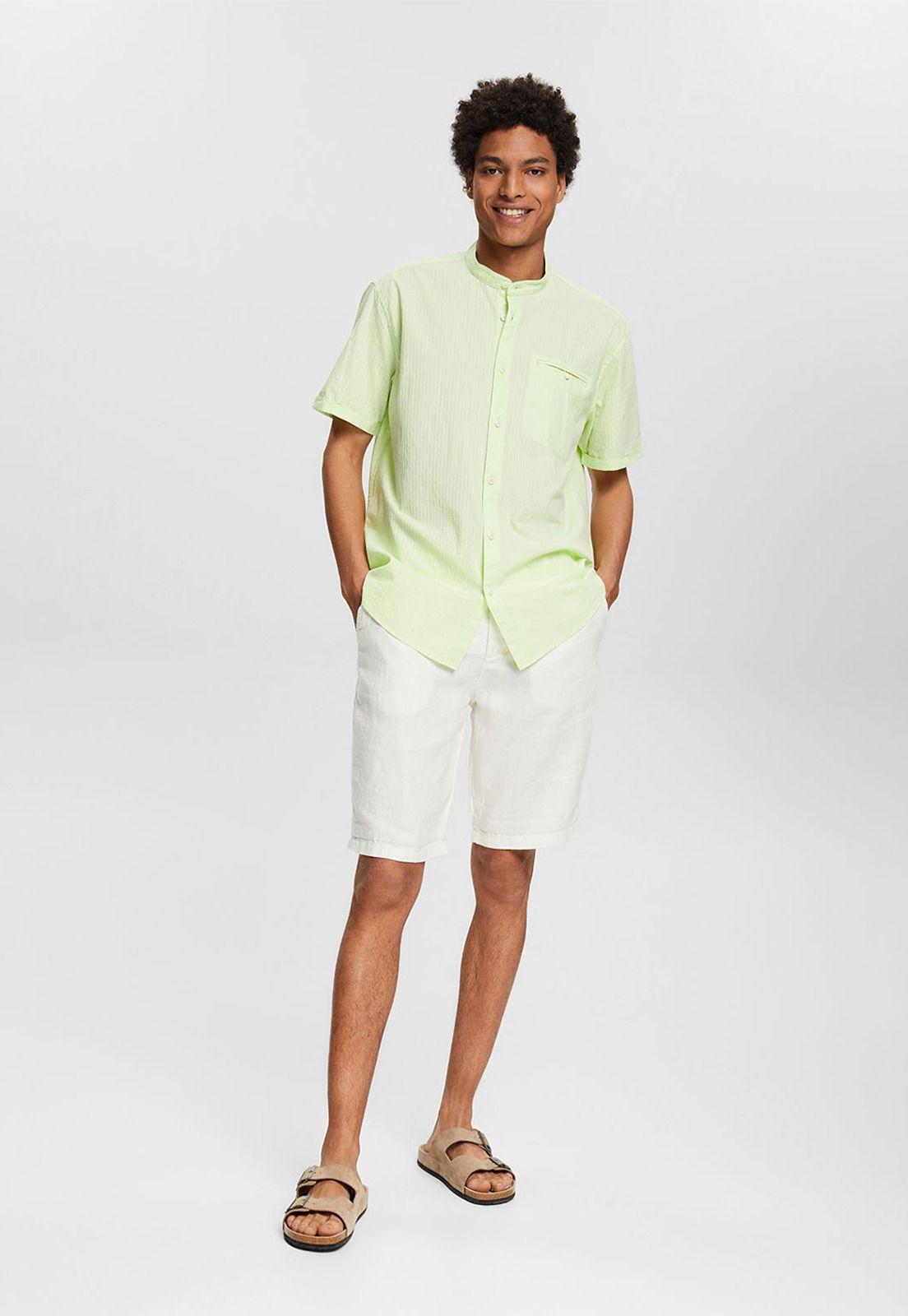 Camisa Con Cuello Mao Esprit 062EE2F301-2