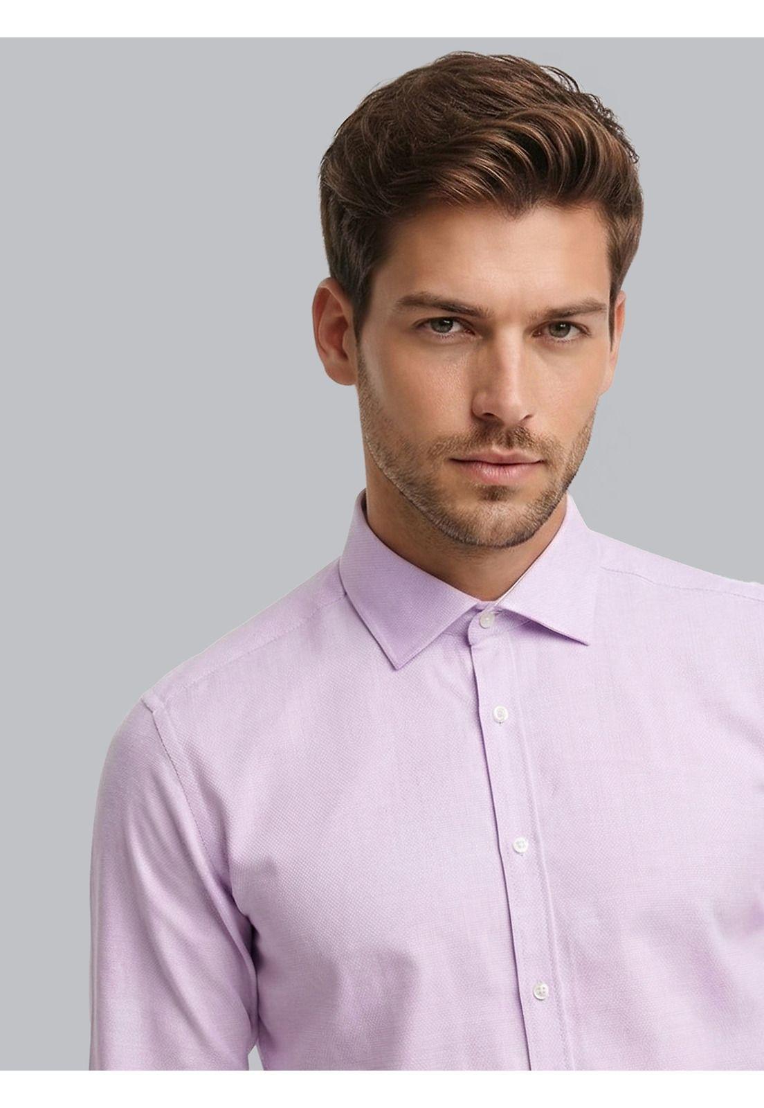 Camisa Formal Texturada Tailored Fit Lila Arrow ARM0544LI-2