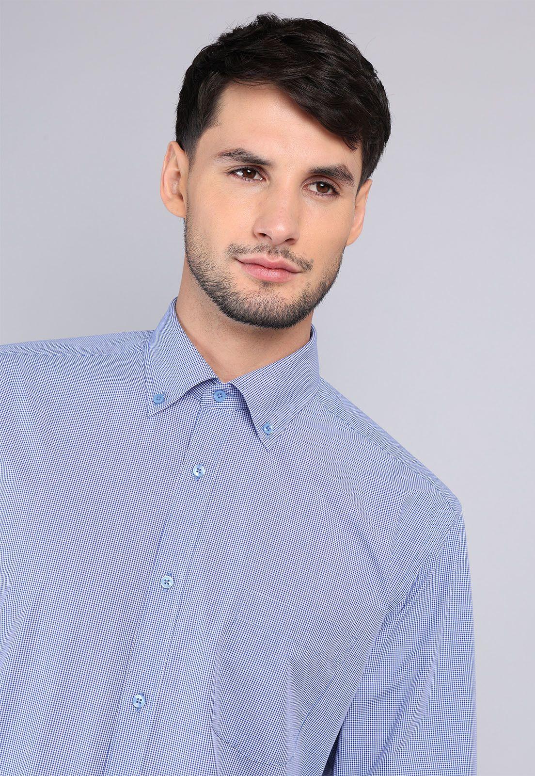 Camisa Formal A Cuadros Van Heusen VHCM429AZ-3