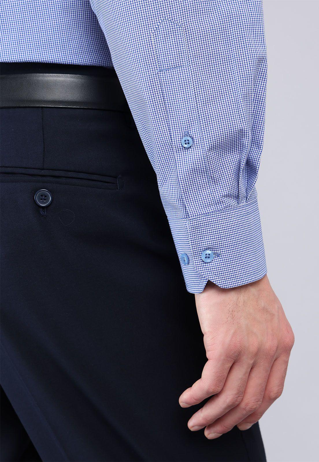 Camisa Formal A Cuadros Van Heusen VHCM429AZ-5