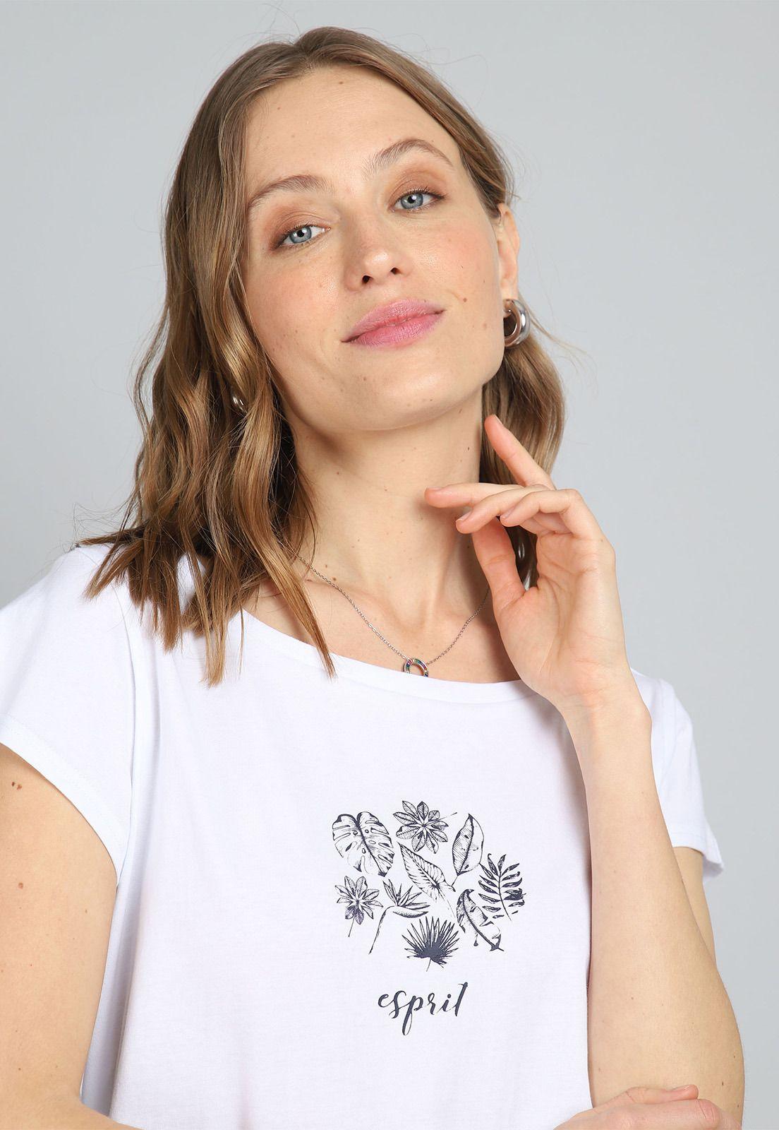 Polera Manga Corta Mujer Esprit 995EE1K011-2