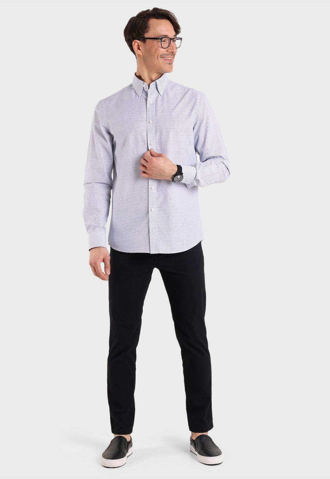 Camisa Cuello con Botón Print Guy Laroche-3