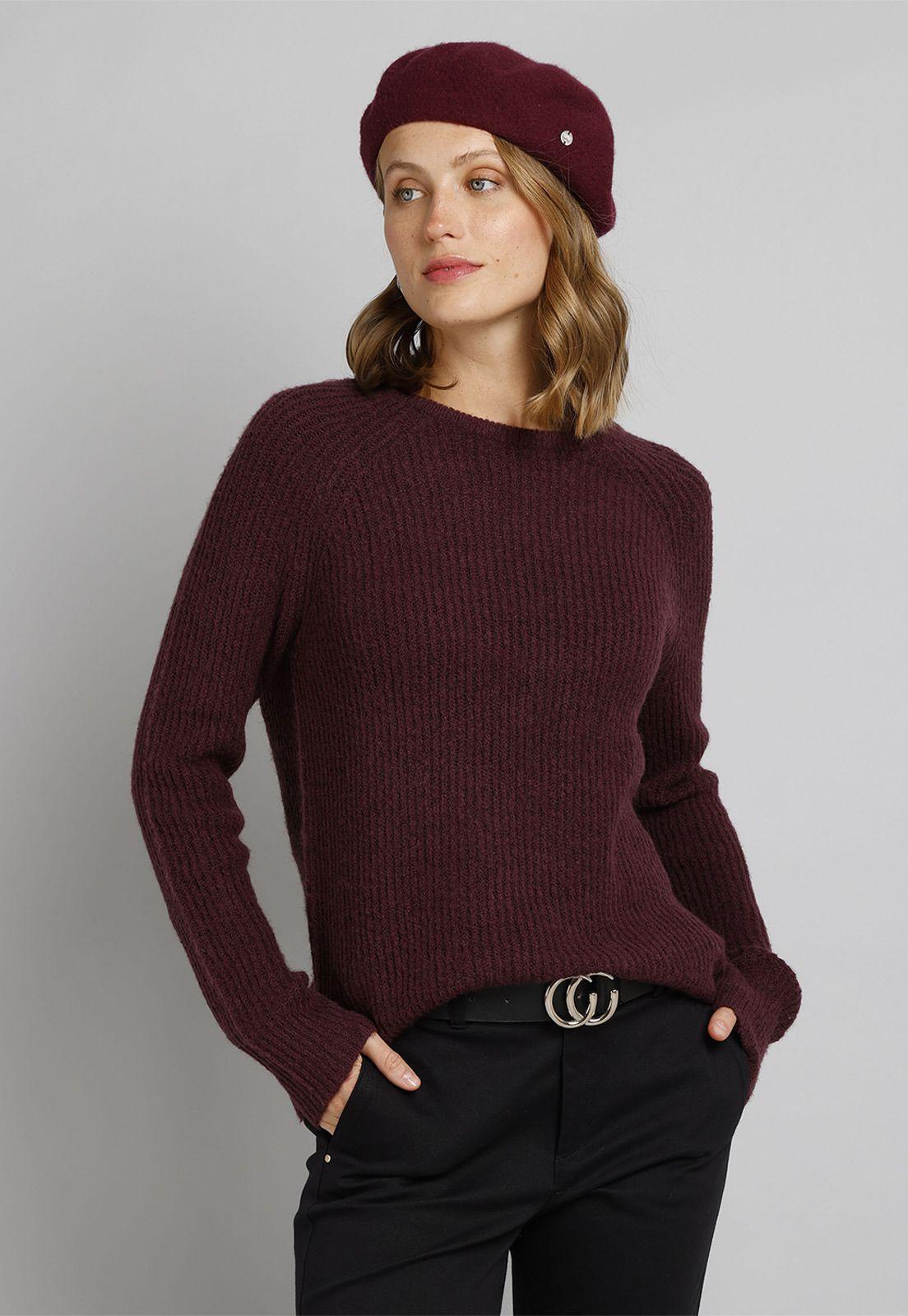 Sweater Largo Cuello Redondo Mujer Esprit M008975-0