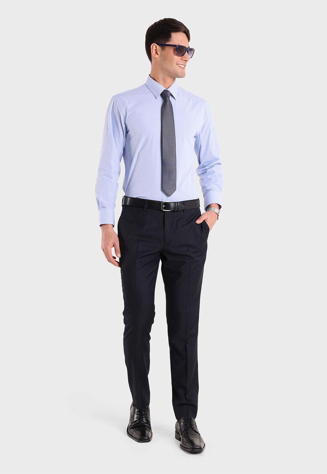 Camisa Formal Cuadritos Spandex Arrow-4