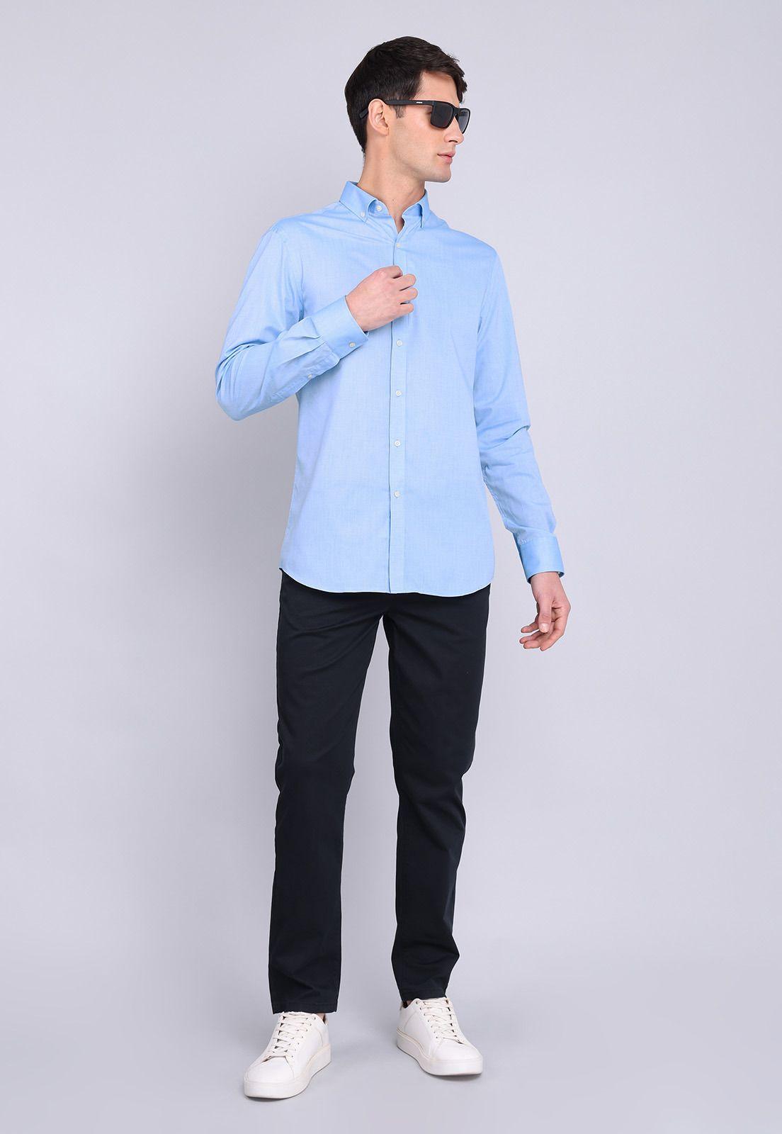 Camisa Lisa Manga Larga Guy Laroche GLBVF02CE-2