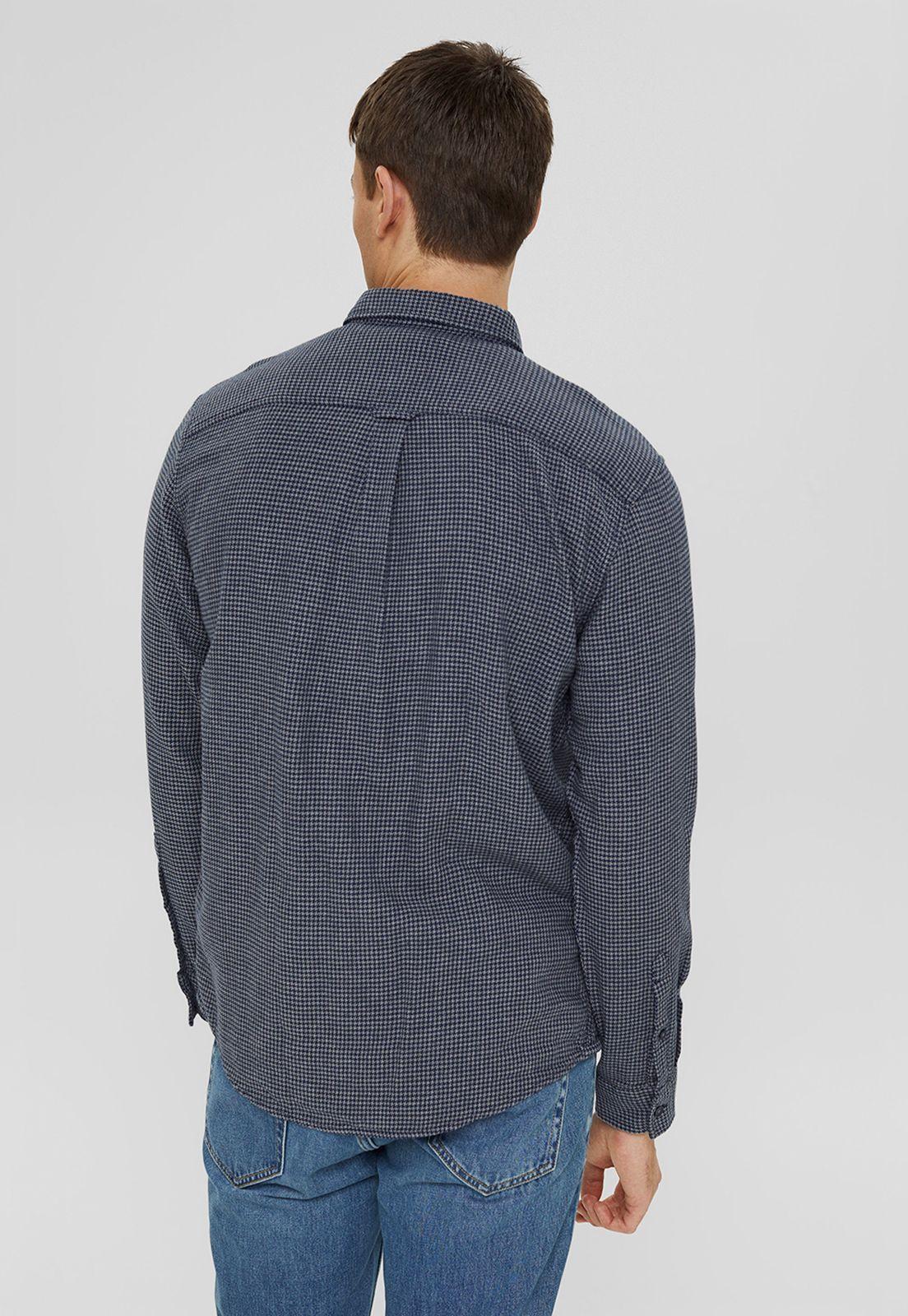Camisa a cuadros de algodón ecológico Esprit-1