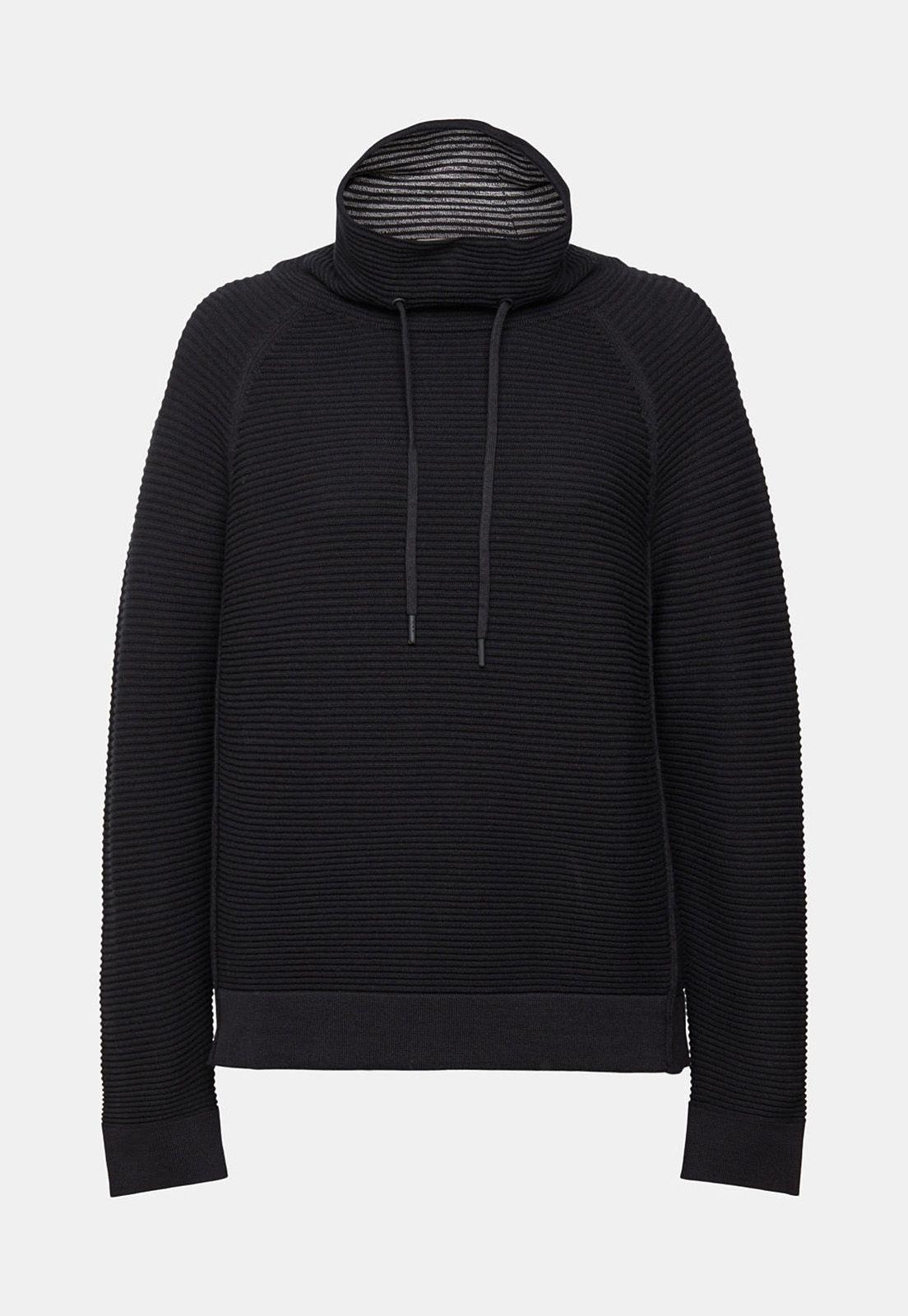 Sweater De Punto Con Cuello Alto Mujer Esprit-3