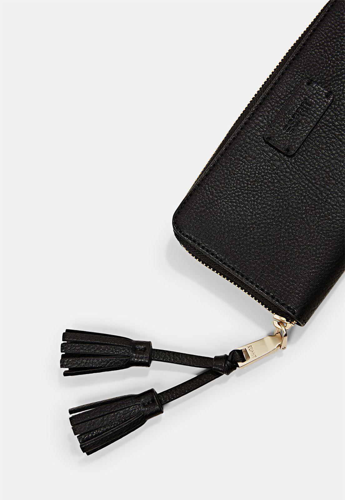 Billetera De Polipiel Esprit Marrón-3