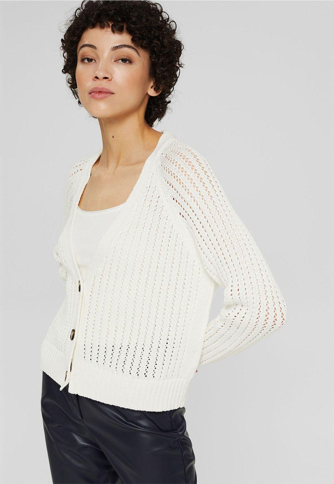 Cardigan Mujer Con Textura Esprit-0