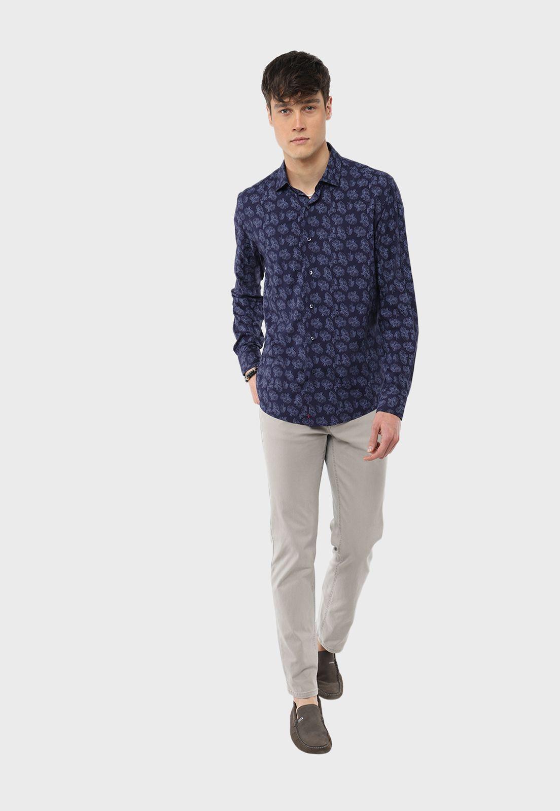 Camisa Manga Larga Print Guy Laroche-3