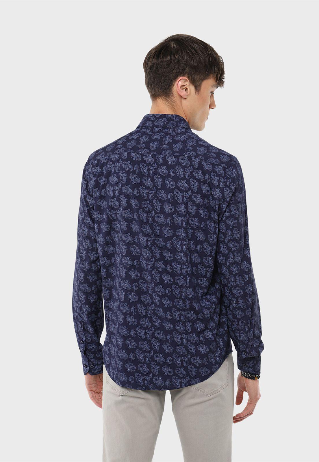 Camisa Manga Larga Print Guy Laroche-1