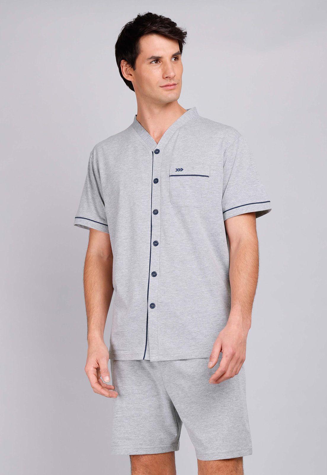 Pijama Corto Cuello En V Arrow P1V3210GR-0