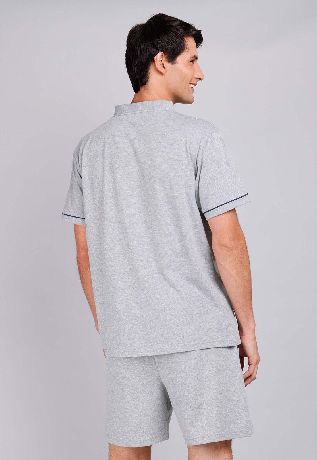 Pijama Corto Cuello En V Arrow P1V3210GR-1