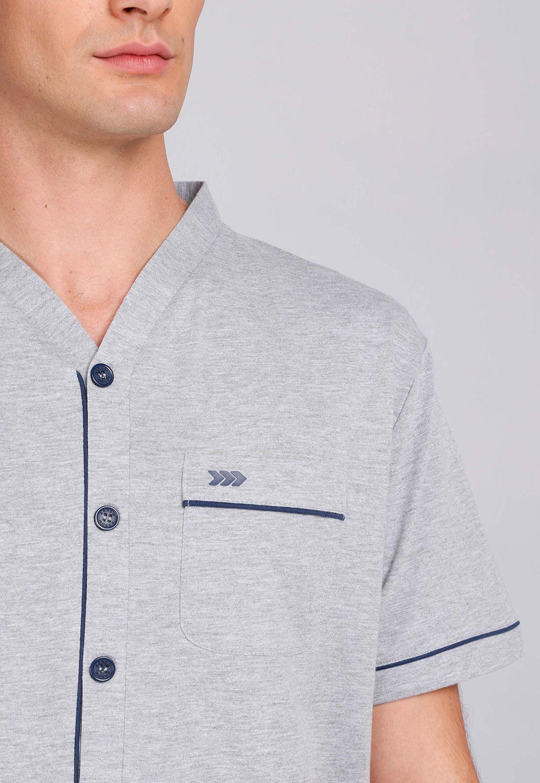 Pijama Corto Cuello En V Arrow P1V3210GR-2