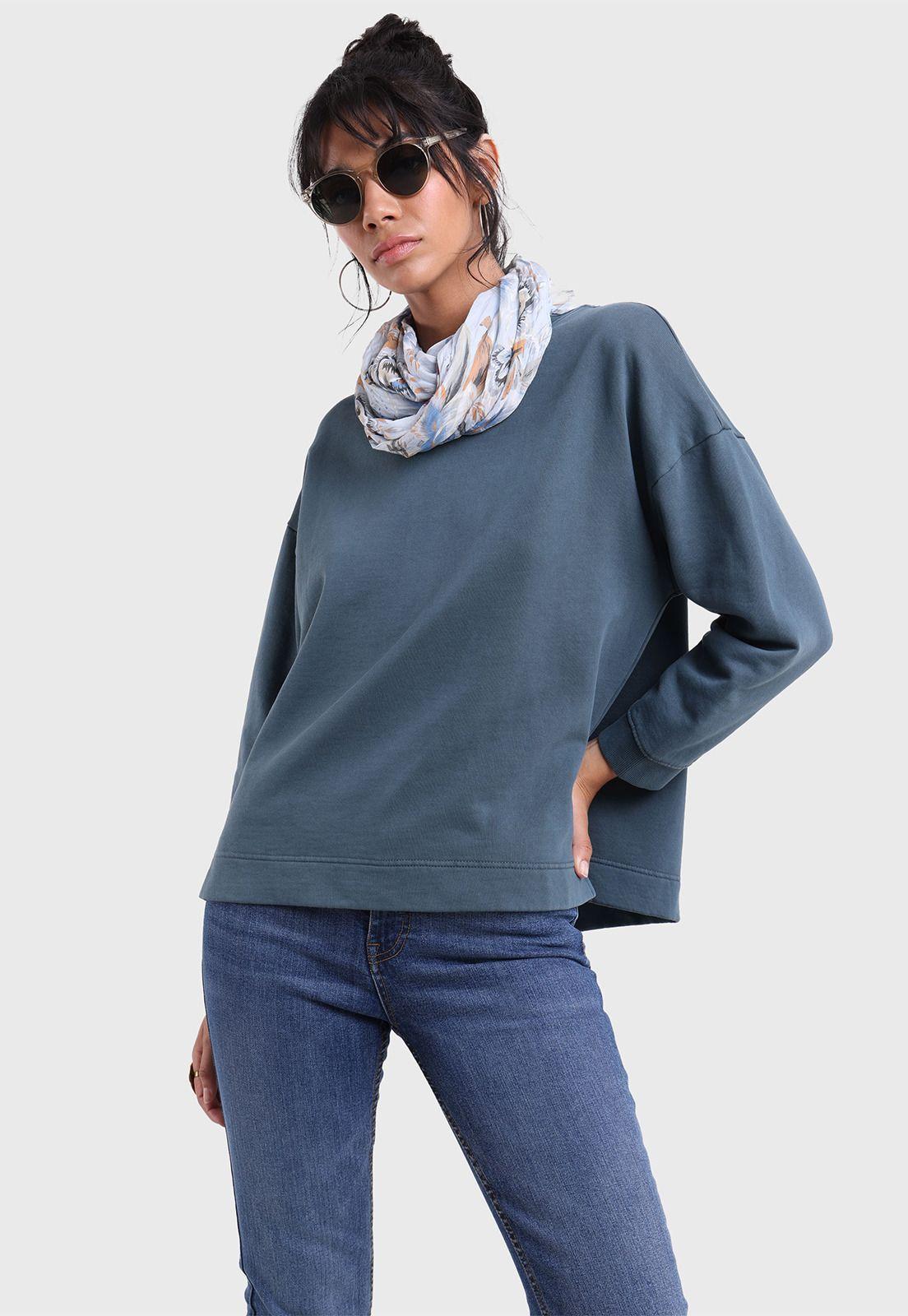 Poleron Cuello Redondo Mujer Soviet SPLM732AZ-0