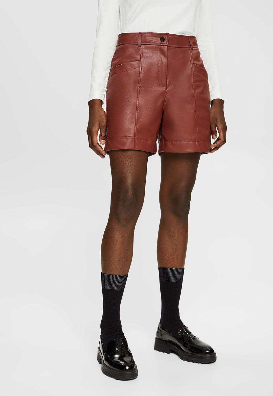 Short De Polipiel Mujer Esprit-0