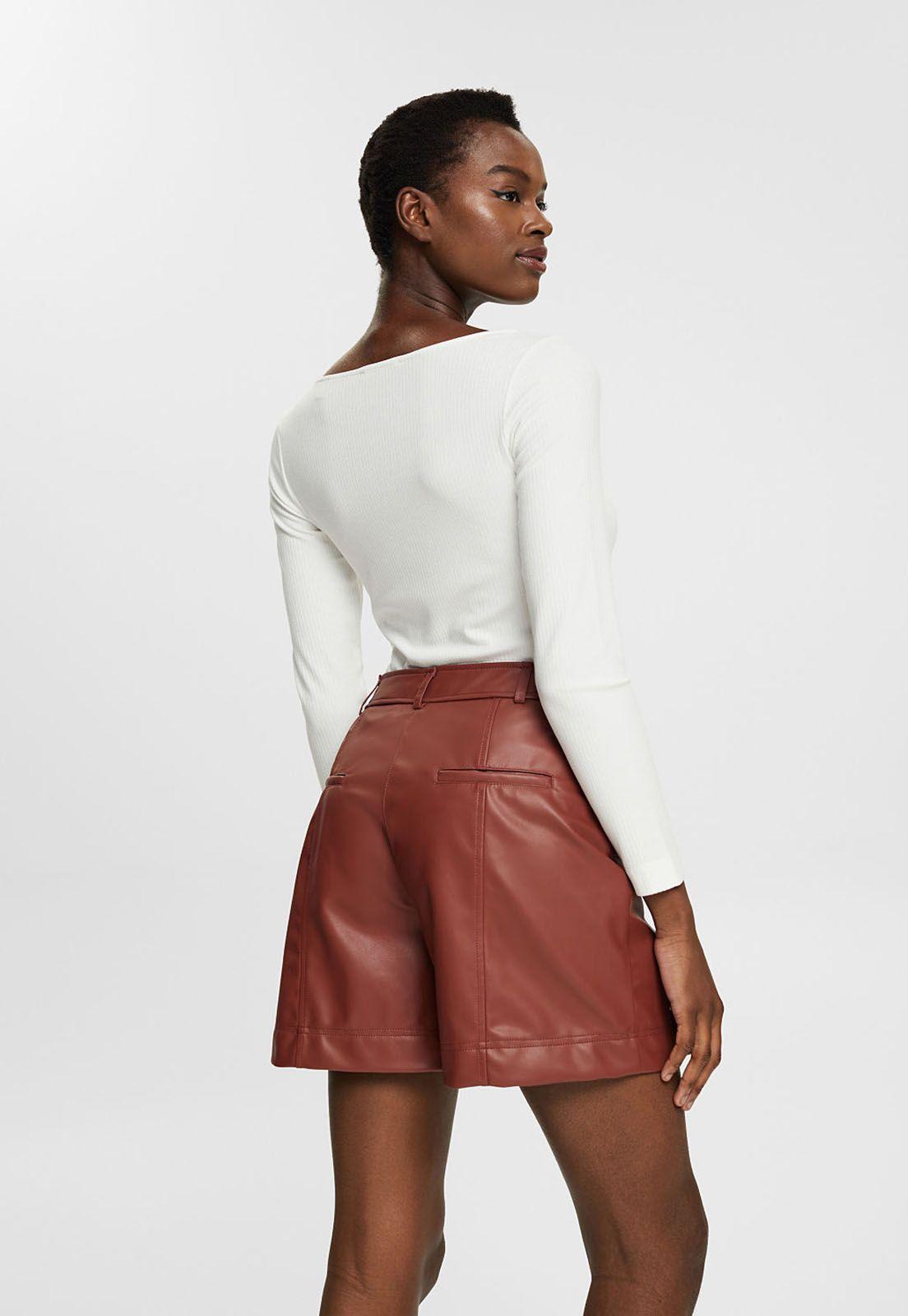 Short De Polipiel Mujer Esprit-1