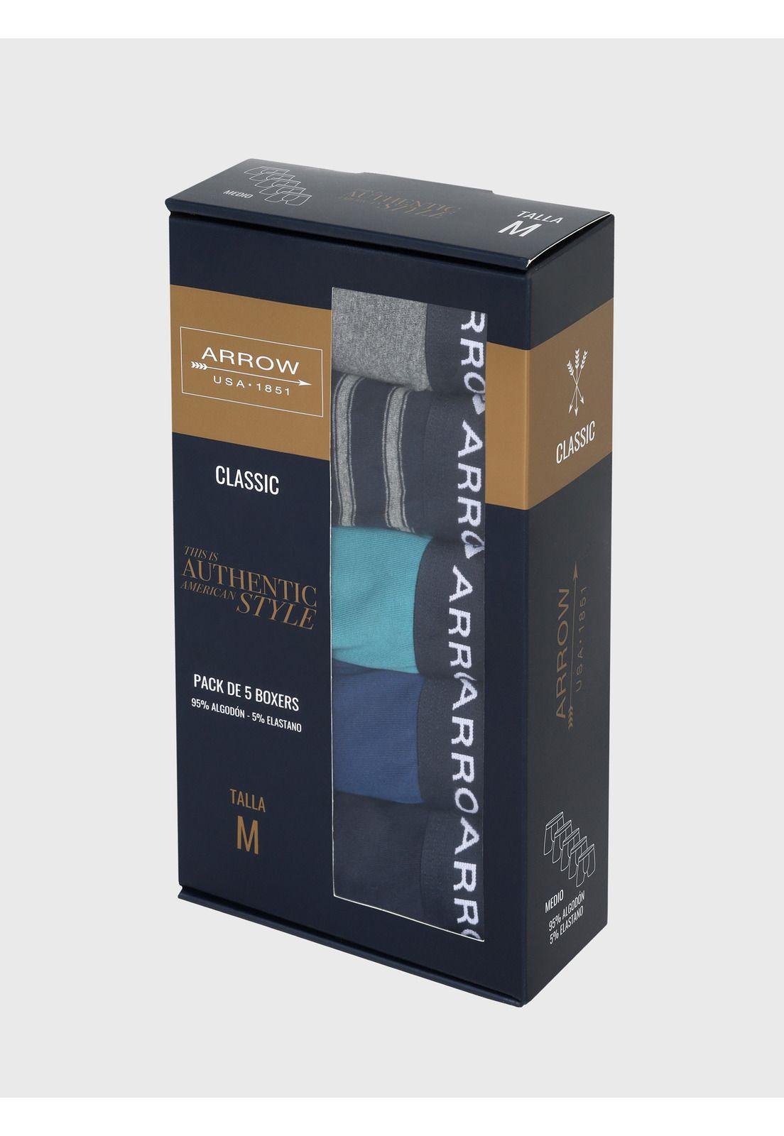 Boxer 5 unidades Regular Fit Multicolor Arrow BOD5061SU-6