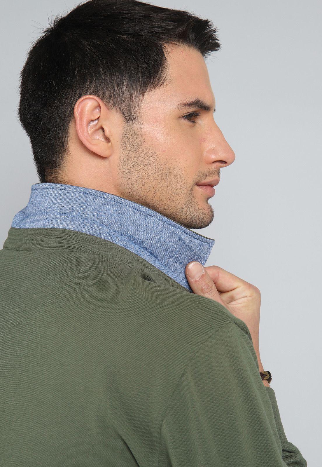 Polera Pique Manga Larga Guy Laroche GLBIK48OL-4