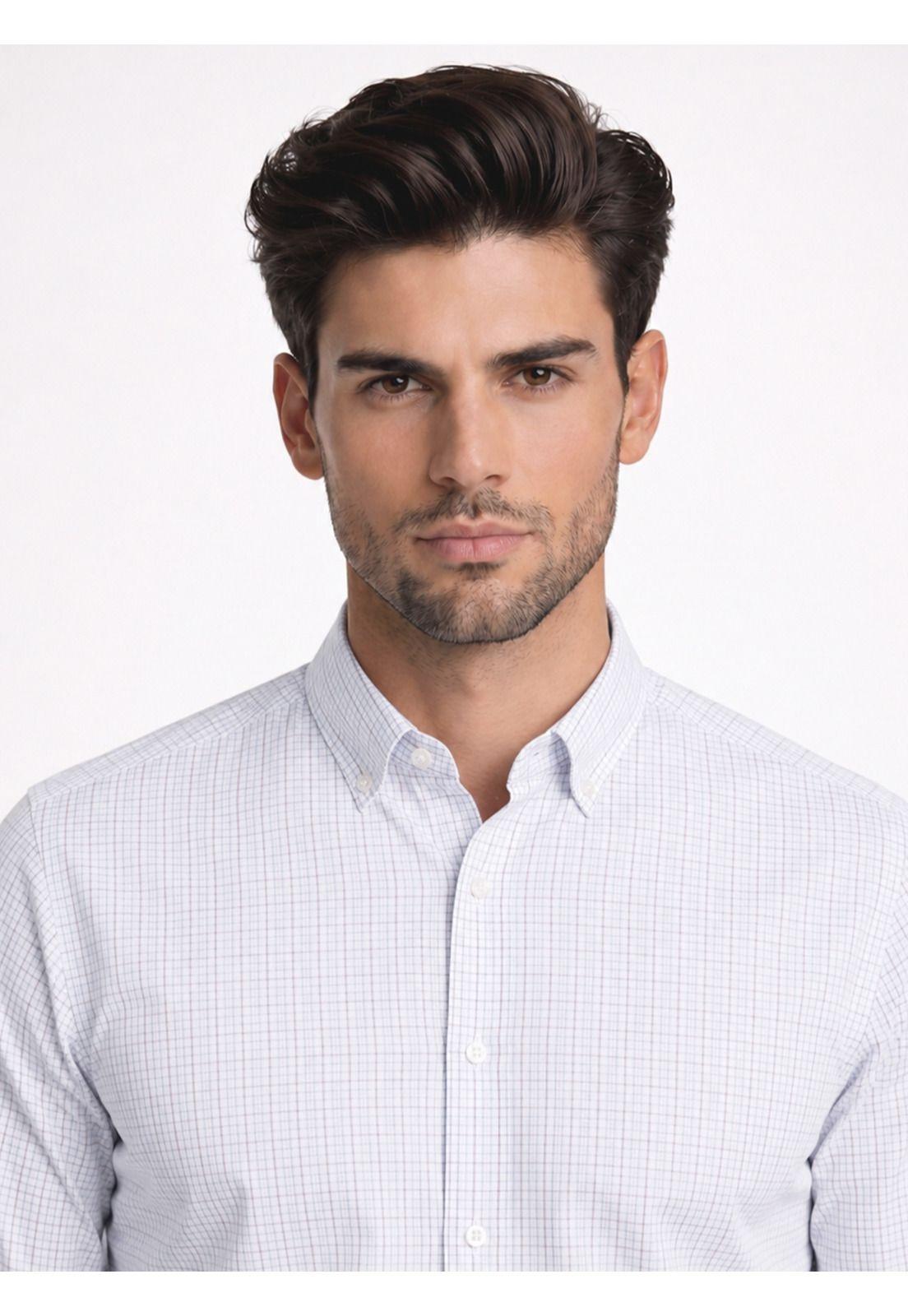 Camisa Cuadros Regular Fit Rojo Piero Butti PBDVF10RO-2