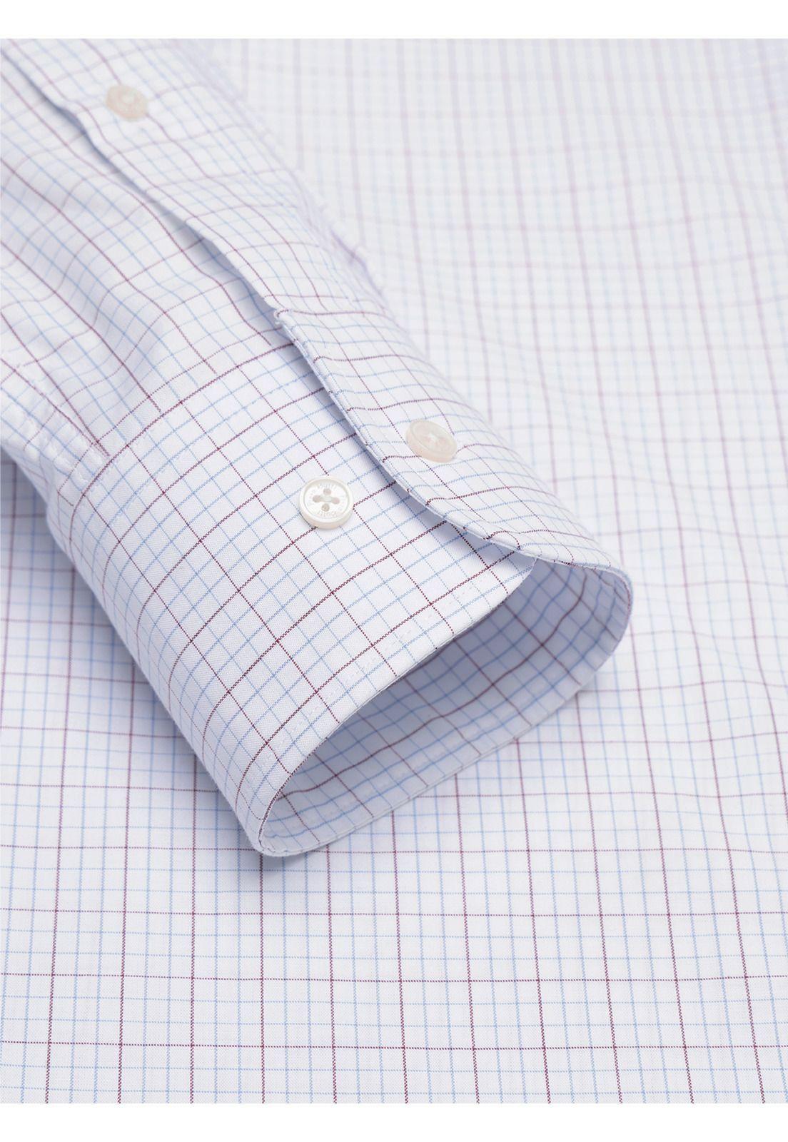 Camisa Cuadros Regular Fit Rojo Piero Butti PBDVF10RO-5