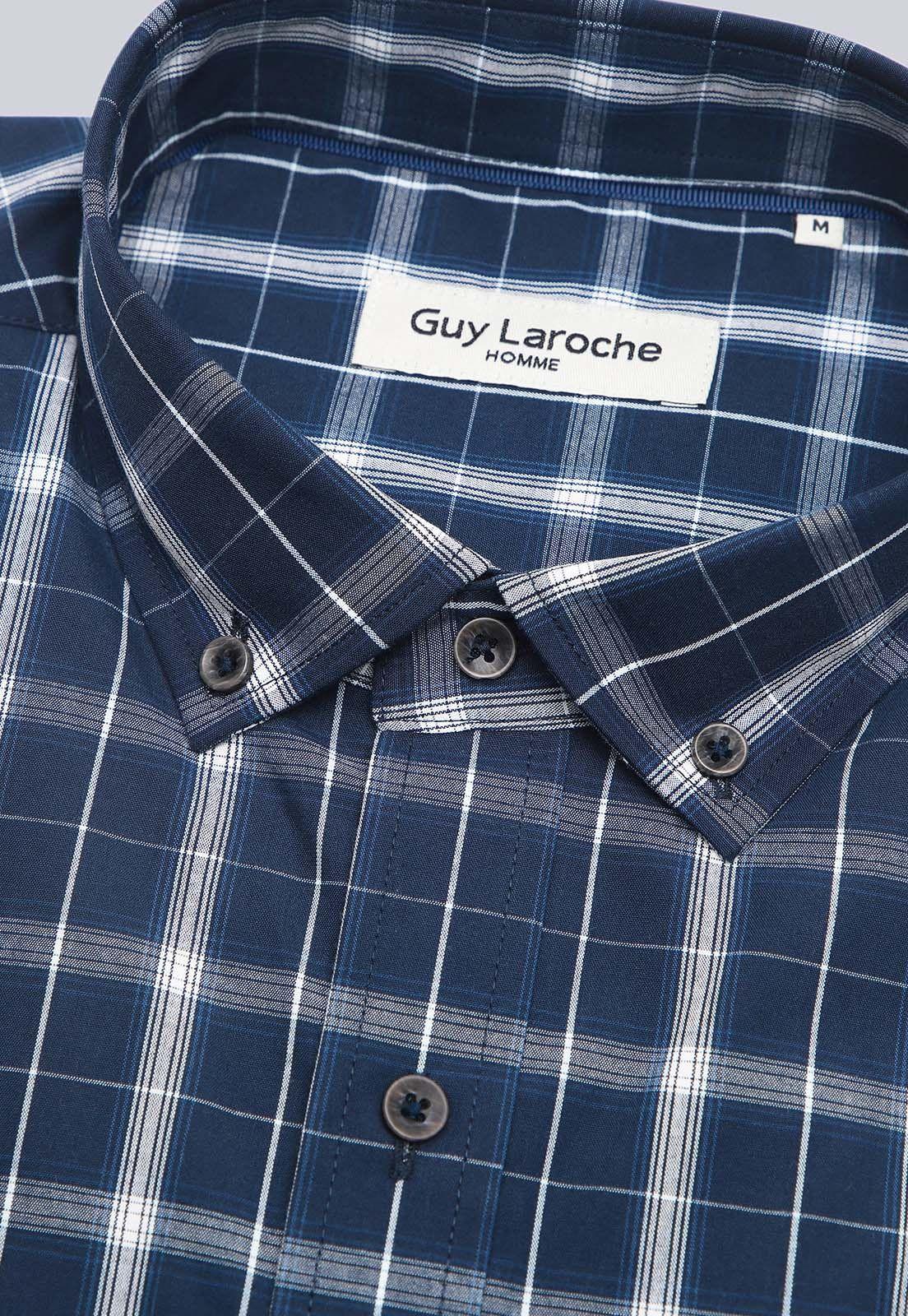 Camisa Cuadros Manga Larga Guy Laroche GLBVF06NB-5